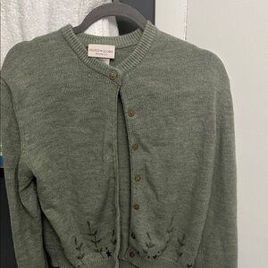 Faded Glory Olive Knit Sweater